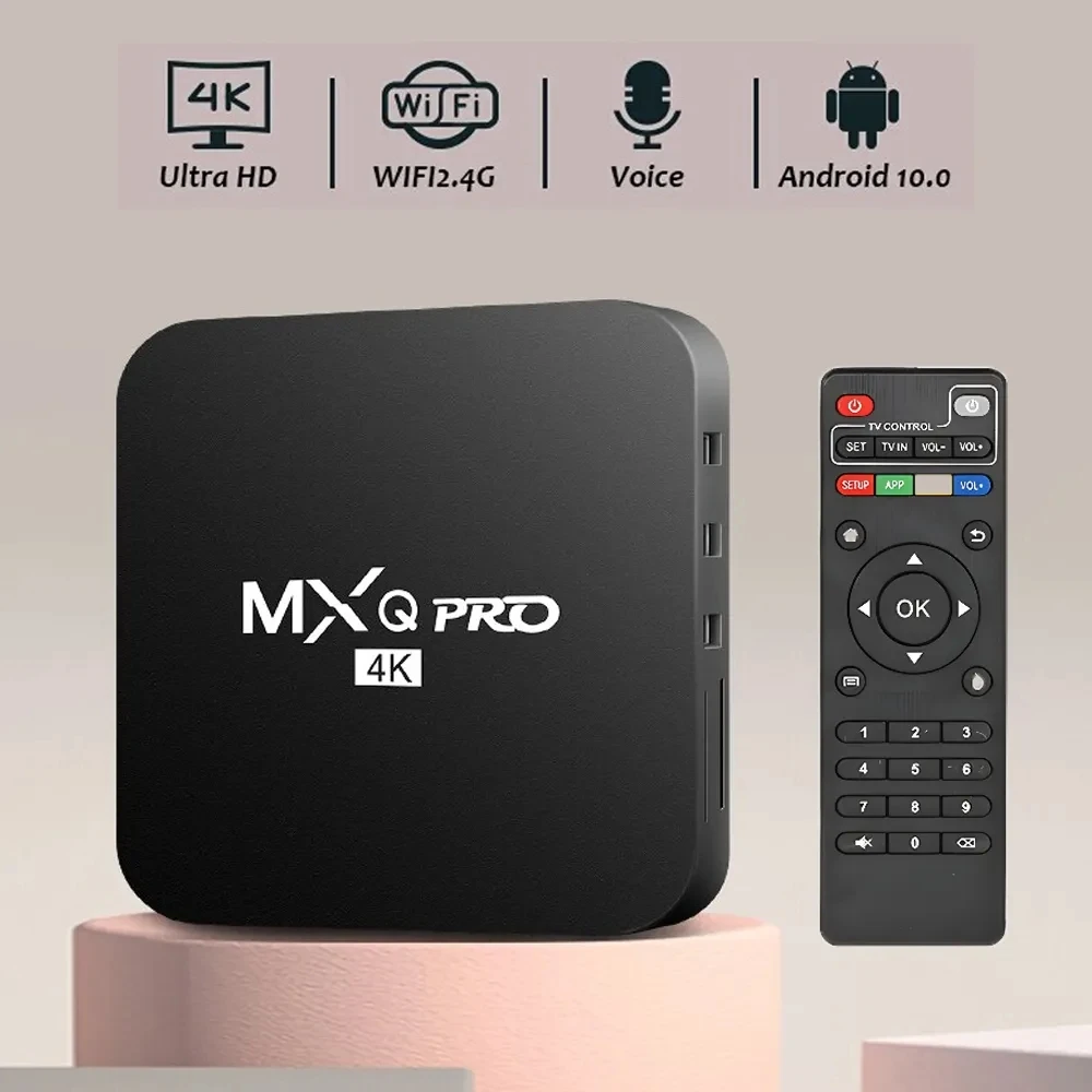 Multimedia Player Set Top Box Smart TV BOX MXQ Pro Android WiFi 5G 3D Youtube Media Player 4K Smart Tv Box