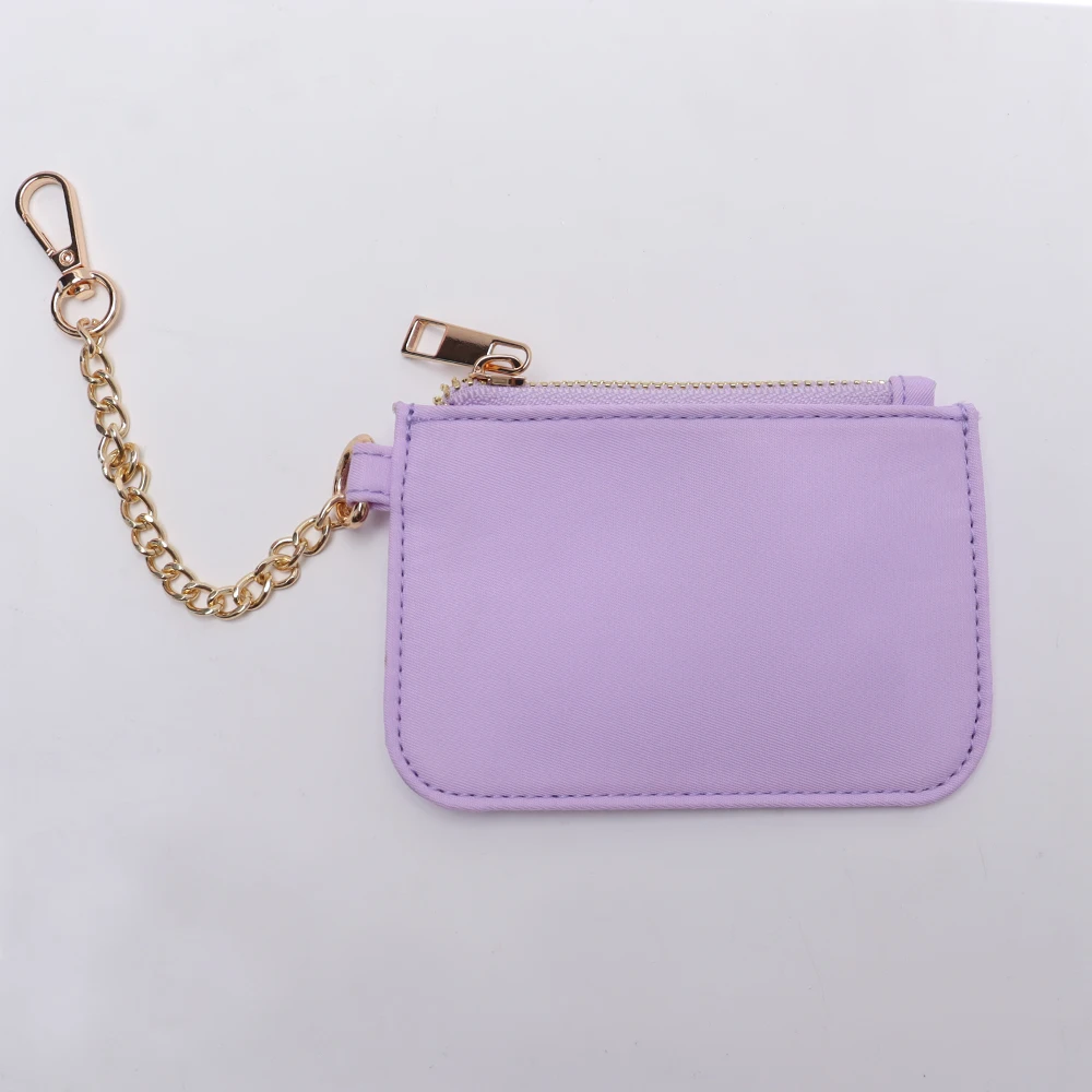 2023 New Design Clear Kids Coin Purse Zip Pouch With Keychain Custom Coin  Purse Pouch Wallet Pouch Mini Keychain Coin Purse