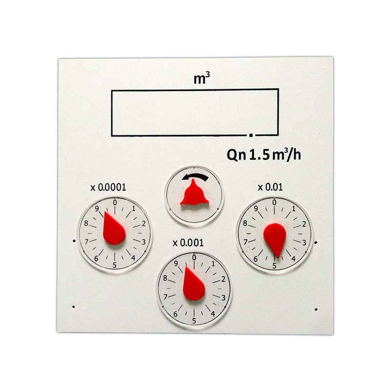 Manipulative Water Consumption Meter Model Educational Equipment Water Meter Model Set