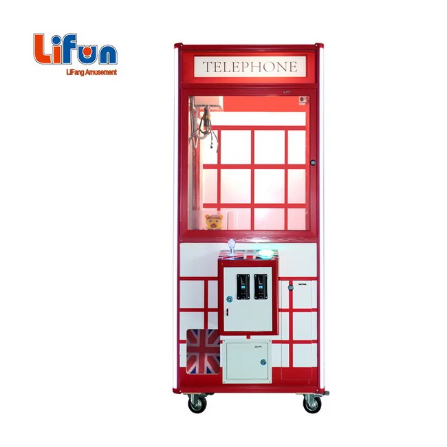 Factory Cheap Coin Operated Doll Claw Game Machine Cheap Toy Crane Claw Arcade Game Machine with Bill Acceptor