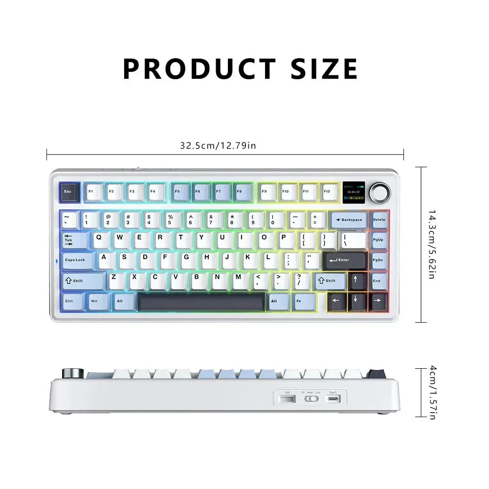 AULA F75 MAX 75% ANSI Layout Wireless Mechanical Keyboard