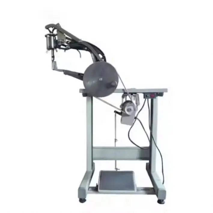 TEBAK Manual or Electric Shoe Repairing Machine: Old-Fashioned Single Needle Cylinder Bed Shoe Repair Tool