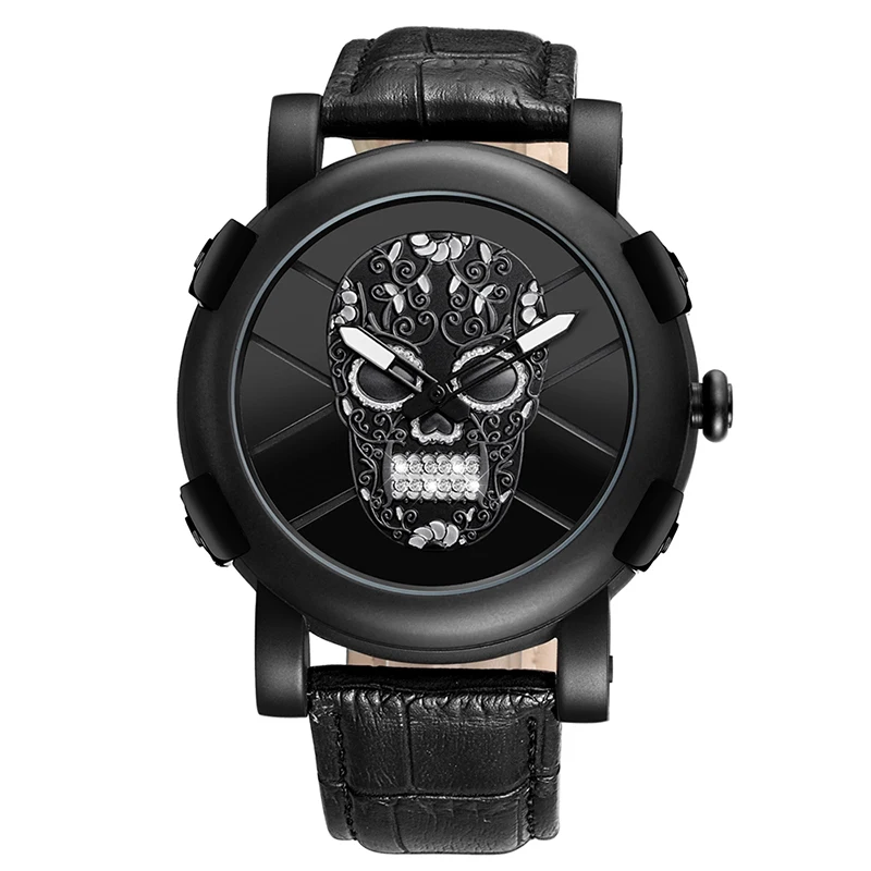 skone skeleton watch
