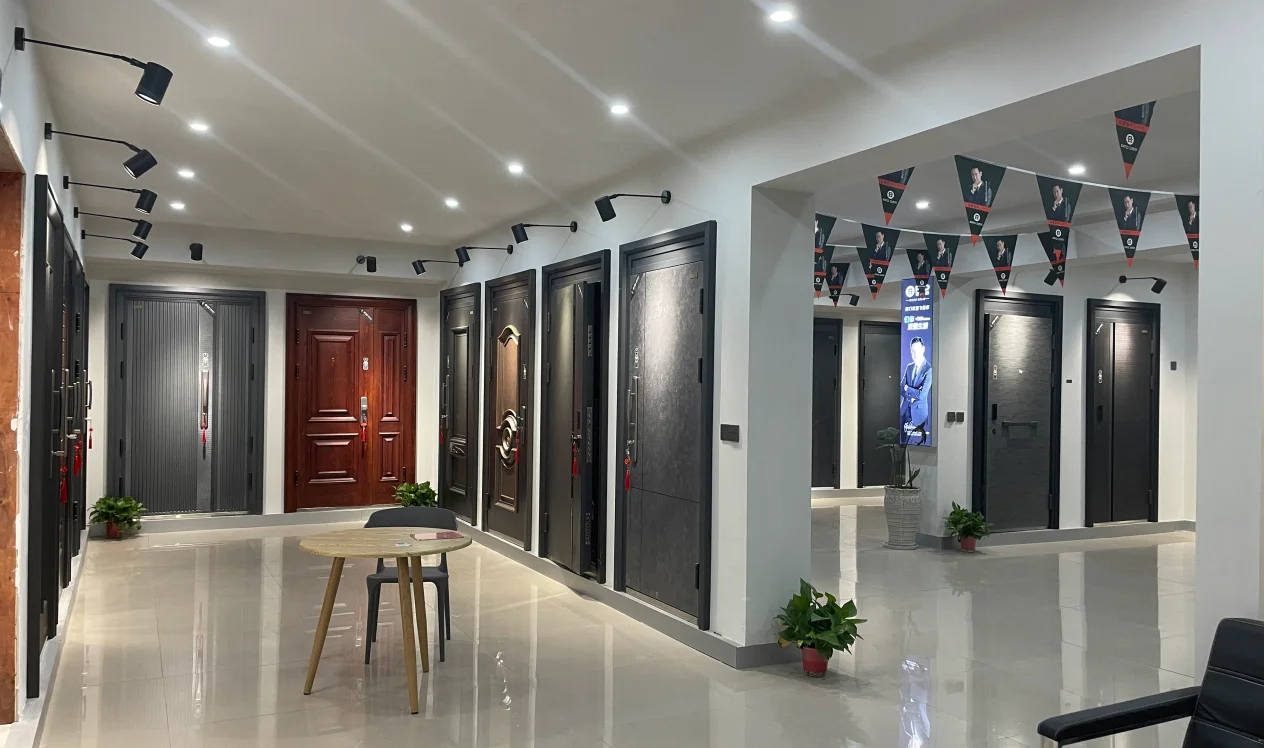 PPD Modern Style Factory Price Metal Security Door Exterior Security Entry Door