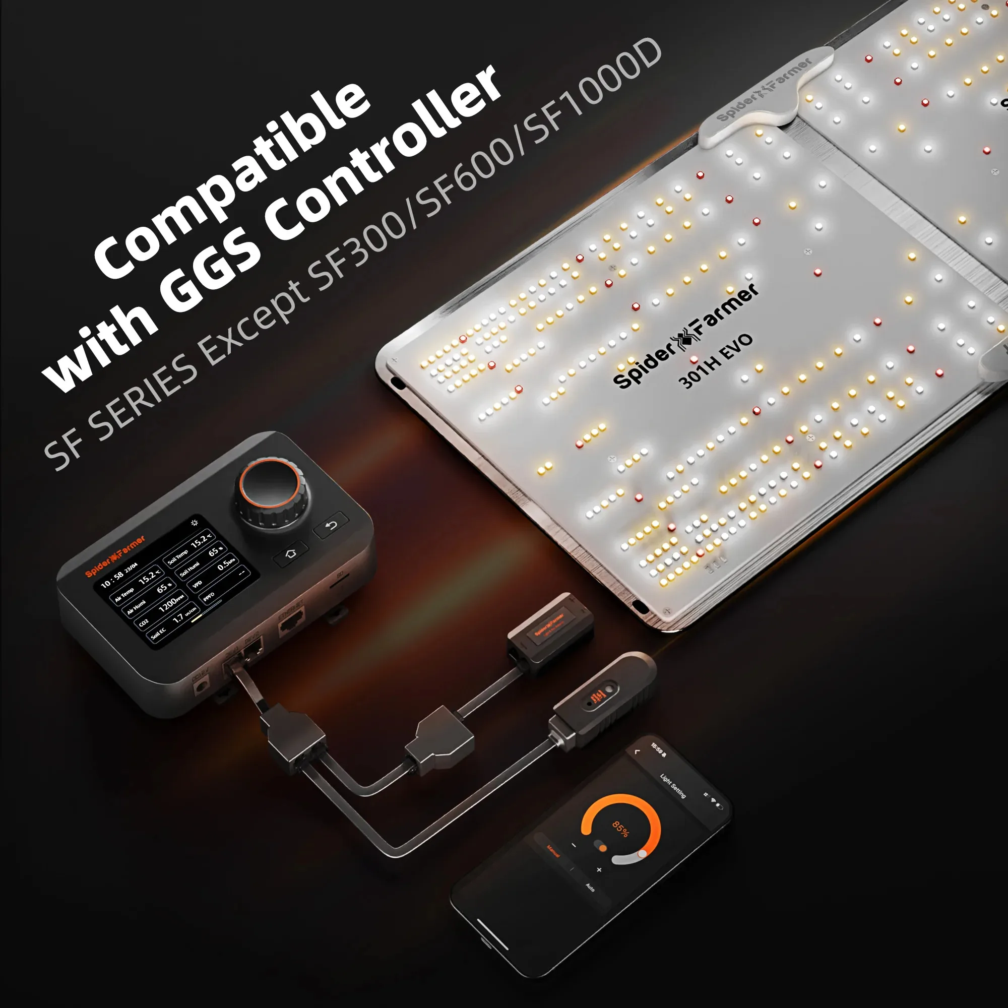 Spider Farmer SF7000 - 650W Full Spectrum LED Grow Light