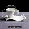 Piccolo set artistico di tazza e piattino - 65-100 cm