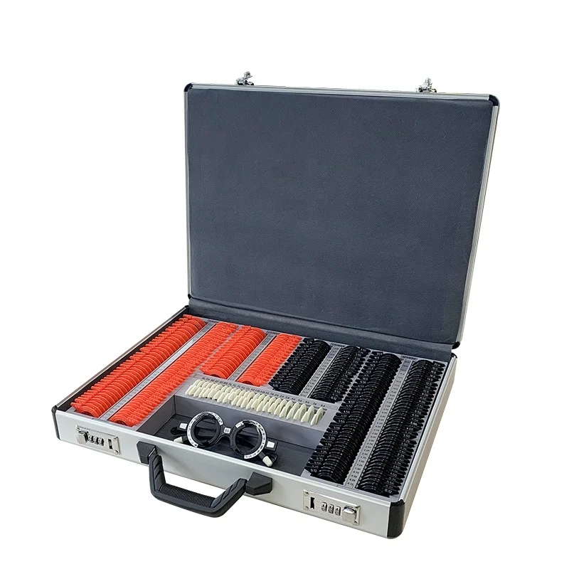 Оптометрическое оборудование пробный объектив Комплект металлические диски 266 оптический пробный случай JSC-266P-A