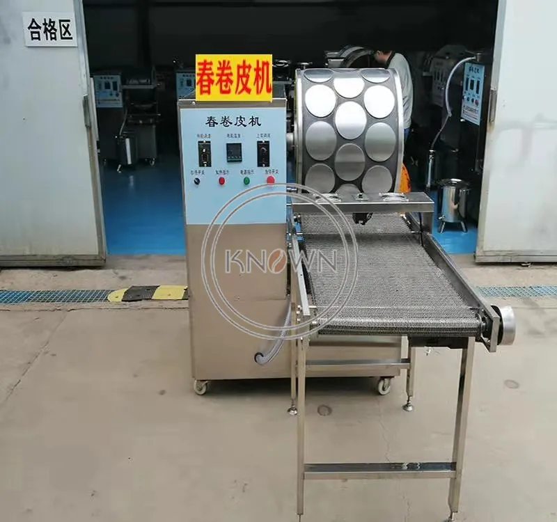 2024 Automatic Spring Roll Machine Vietnamese Spring Roll Making Machine Melaleuca Roasted Duck Cake Crust Machine
