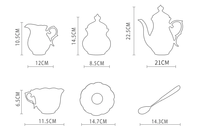 Arabic Bone China Cup Gold Rimmed Cappuccino Espresso White Porcelain Cup Saucers Tea Set manufacture