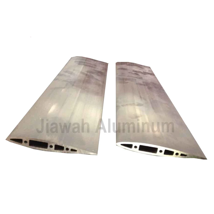 CNC Machined 6061 T6 Aluminium Profile for Boating Mast / Orange Anodizing Aluminium Extrusion for Hydrofoil Kiteboarding