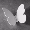 Crochet papillon blanc - 1 pièce