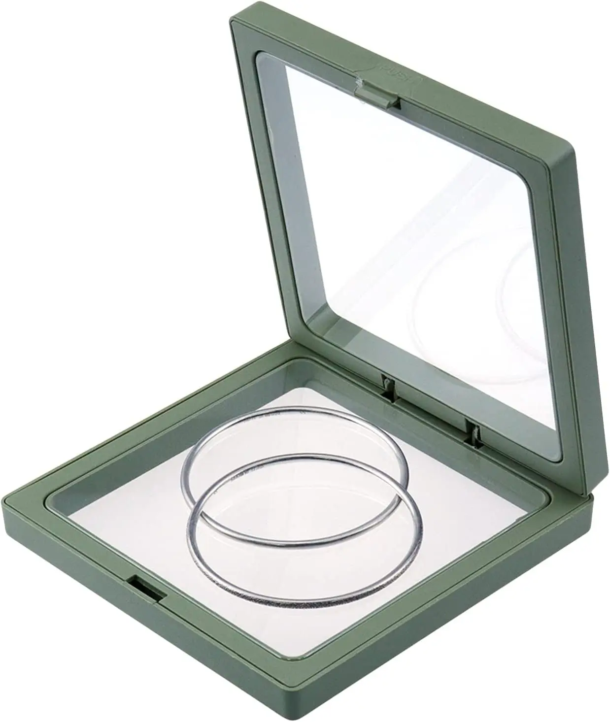 pe transparent film jewelry box storage box display