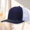 Navy blue and white