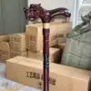 Solid wood vase faucet, single leg