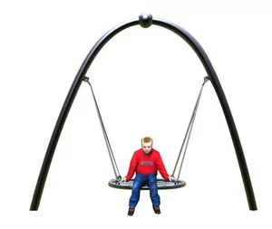 High Quality Outdoor Swing Set for Kids Children's Playground Swing Made of Steel Metal Plastic for Home Garden or School Use