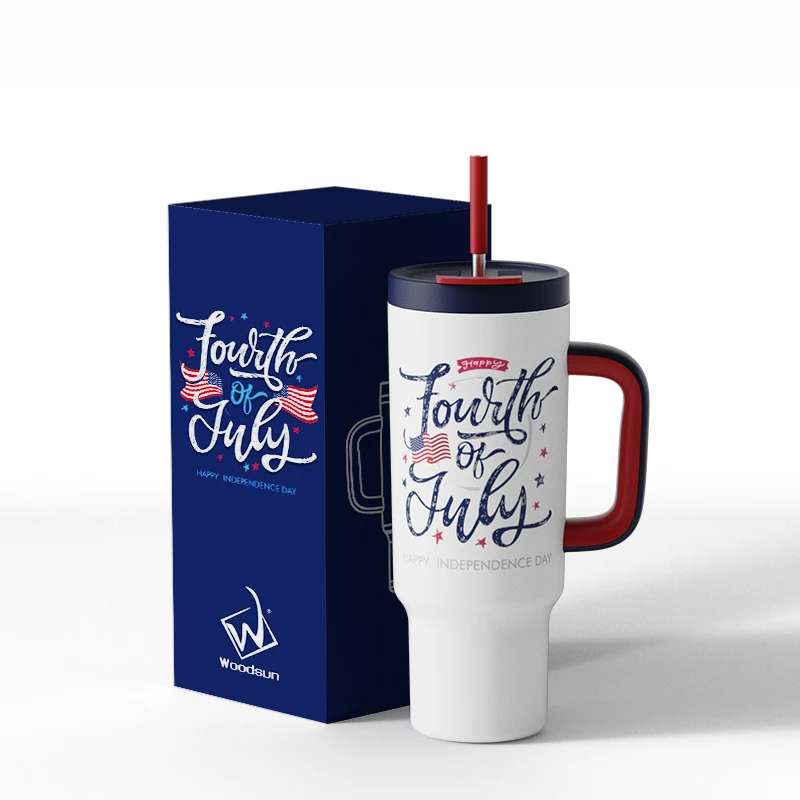 Cadeaus Amerika Onafhankelijkheidsdag Product Tumbler Auto Tumbler 40 oz Mok