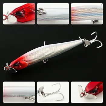 Cheery Hot Sale 110mm 58g Sinking Bait Sea Fishing Lure Pencil Lure Artificial Bionic Swim Bait Fishing Hard Lure With Treble Ho – Pencil – view 4