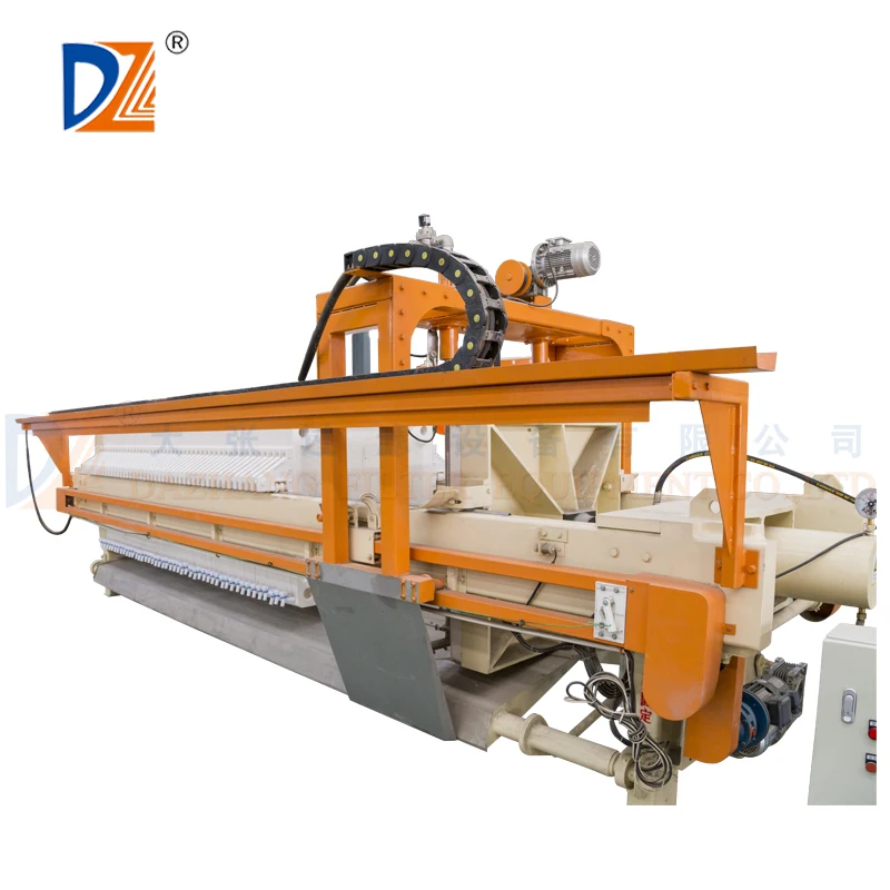 Dazhang Automatic Cloth Washing System Chamber Filter Press Machine