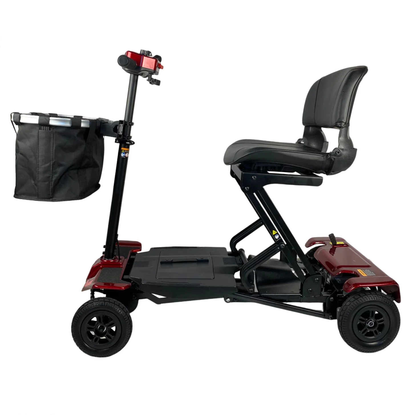 Auto Fold Disabled Electric Scooter 4 Wheel Light Handicapped Elderly 