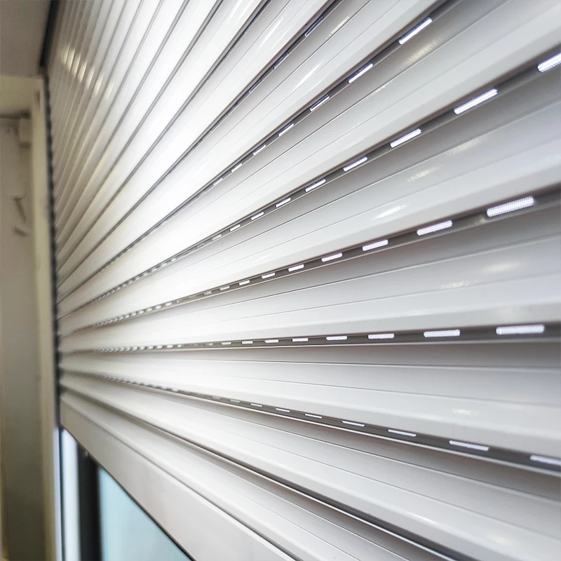 Residential Automatic Aluminum Roller Shutter Coiling Garage Door Metal ...
