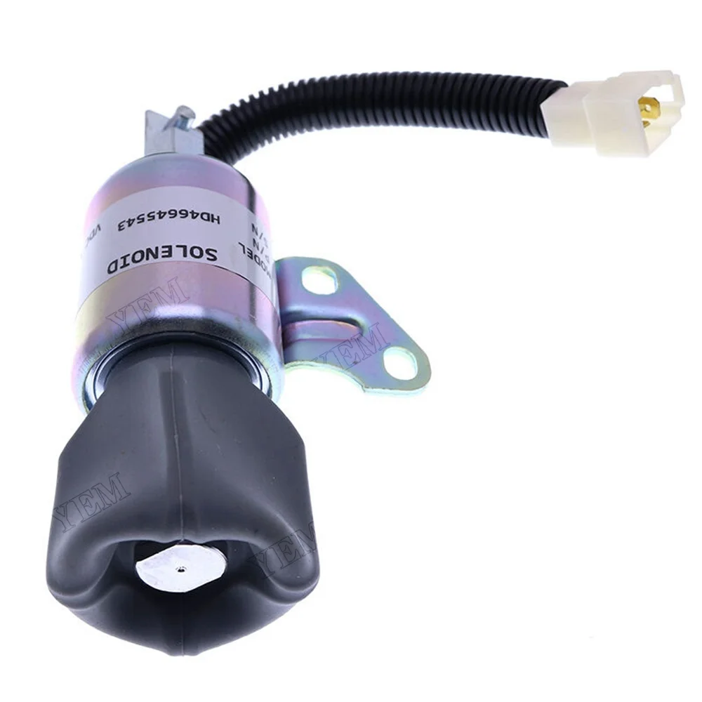 Fuel Shutoff Solenoid SA-4899-12 for Kubota Engine D722 Z482 D902 2