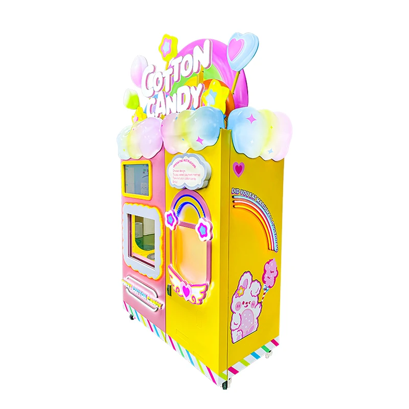 Multiple Payment Methods Cotton Candy Machine for Corporate Events