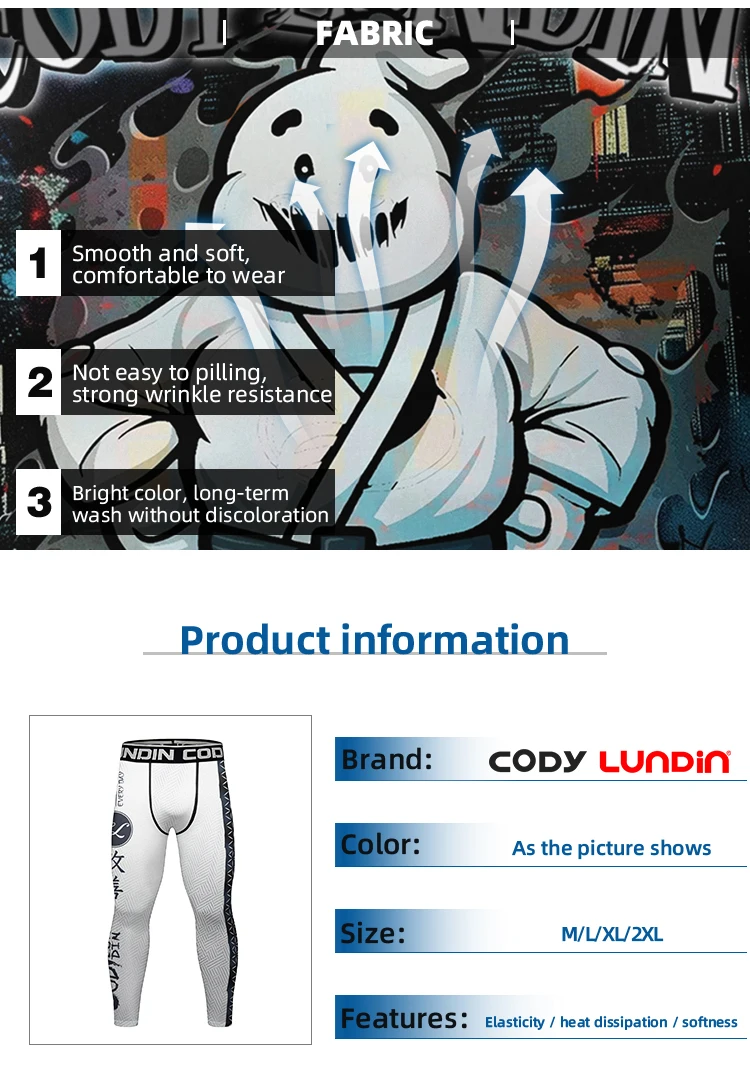 Men Fitness Leggings - Comfort & Performance for Every Workout Gym, Yoga & Running Essentials Compression Pants