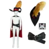 (chapeau + cape + ceinture)