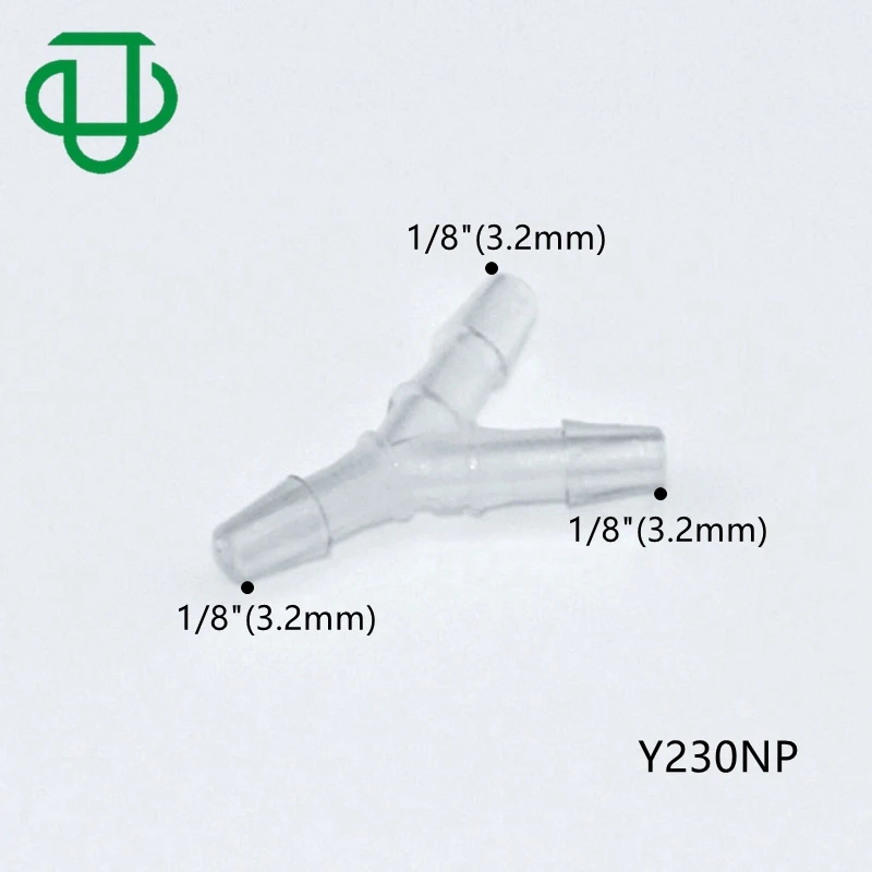 Ju Plastic Wye Pipe Fitting 5/32" Tube Id 4mm Equal Barb Y Shape 3 Ways