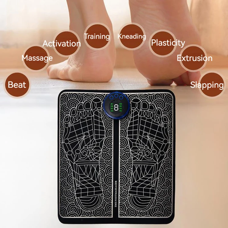 Buy Wholesale China Ems Foot Massager Electronic Muscle Stimulator Feet Leg  Massage Machine & Ems Foot Massager at USD 35