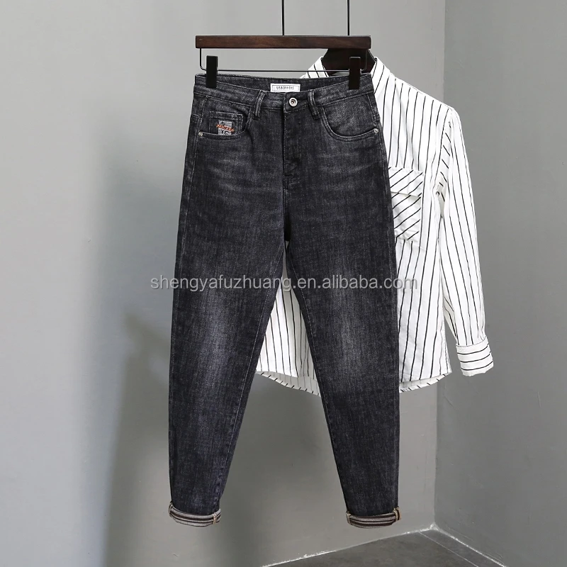 2022 New Style Custom Jeans Ripped Skinny Male Jeans Hot Selling High