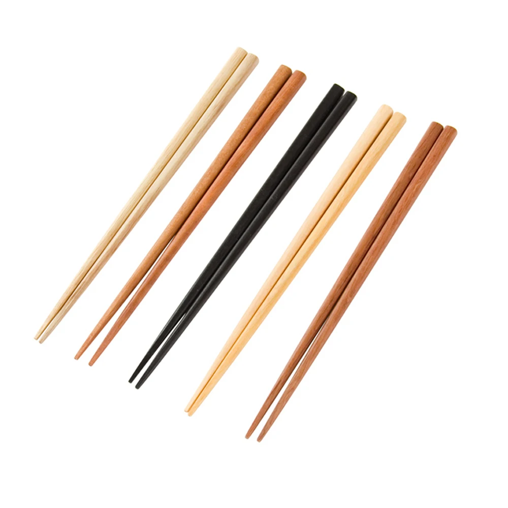 Japanese Style Five Wood Chopsticks with Gift Box