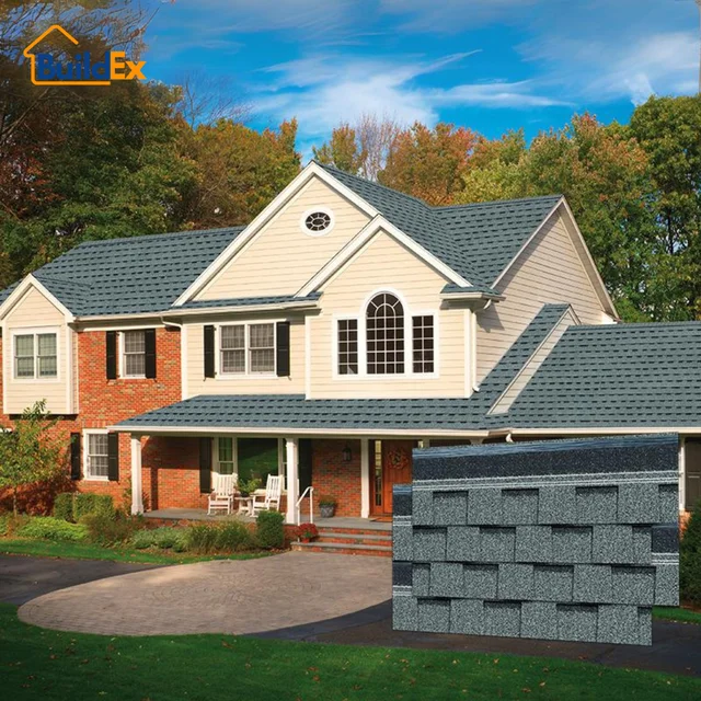 Durable Storm-resistant Rubber Energy-efficient Roofing Shingles Cost Per Square Foot Roofing Green for Canadian Weather