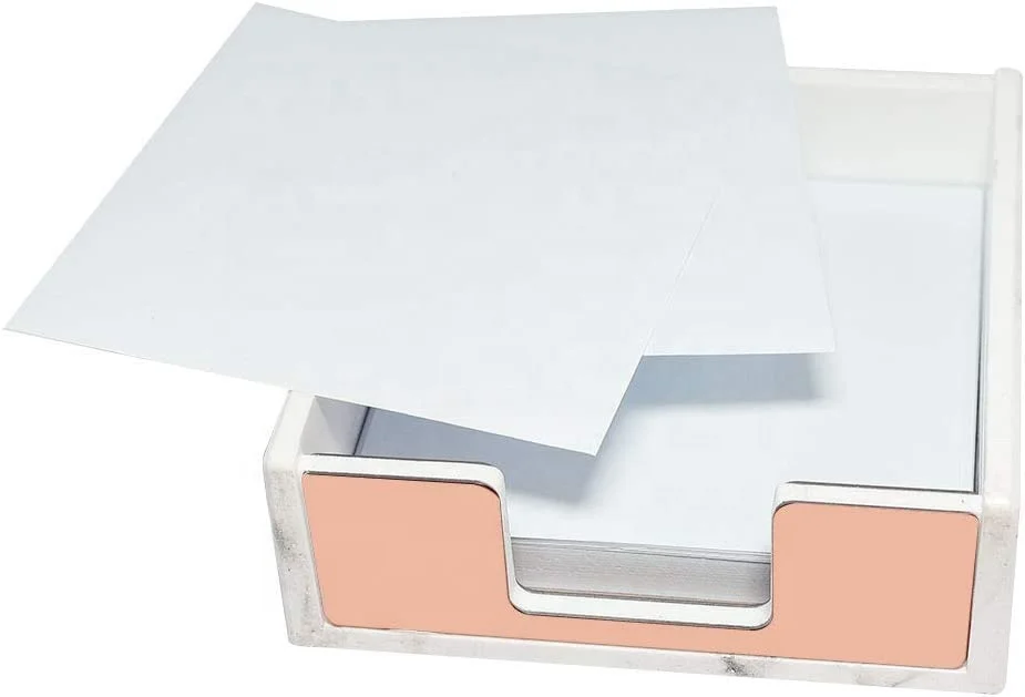 Мраморный Белый акриловый розовый золотой аксессуар для одежды офиса школы дома зажимы держатель заметок липкий