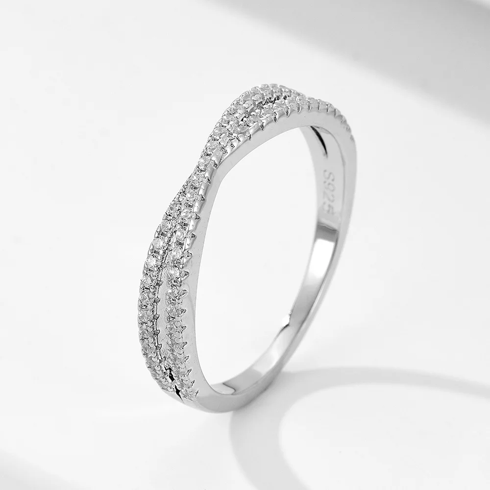 925 Sterling Silver Lab Diamond Wedding Ring Combination Ring 10*10 Ice Flower Cut Simulation Diamond