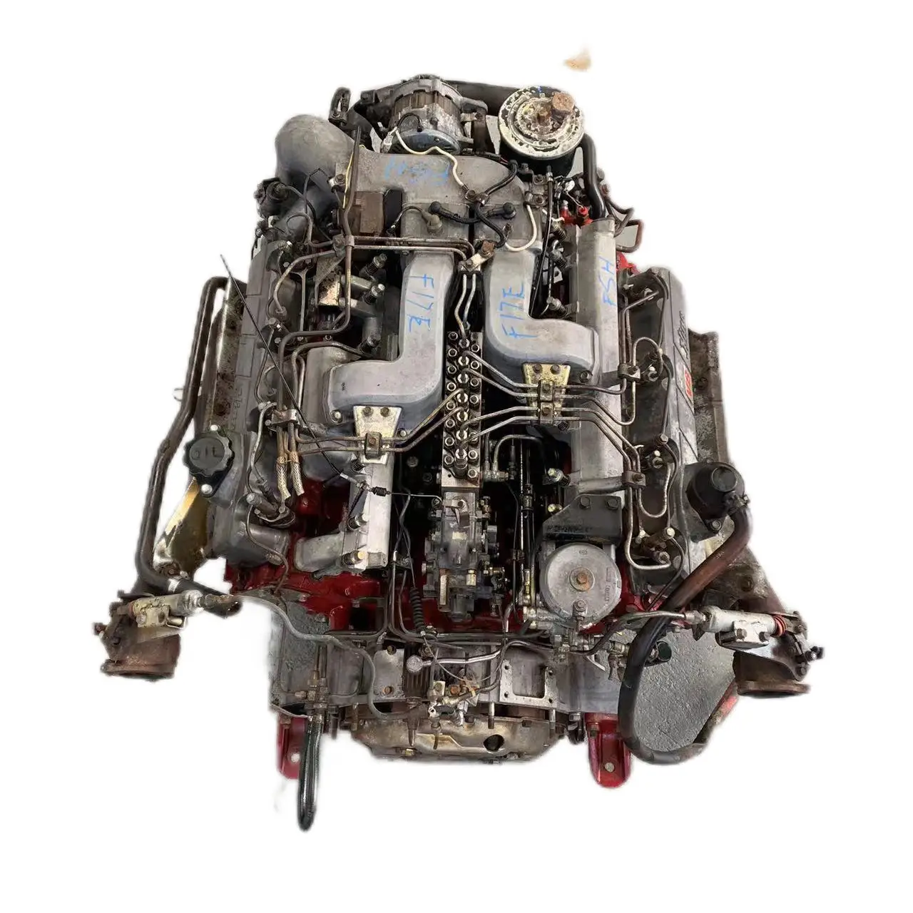 octo Cylindri Hino F17E Motoris Diesel Confectio Usum pro Camionibus