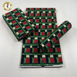Новая модель ткани с Африканским воском, 100% хлопок, принт, настоящая вощеная ткань