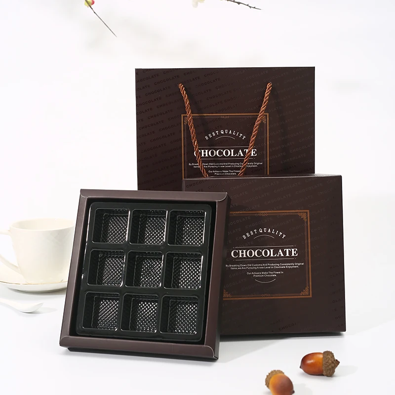 Custom Printed Chocolate Gift Box with 350gsm Cardpaper and CMYK+PMS Color for Candy Packaging
