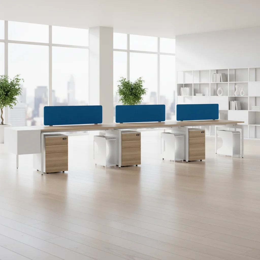Large Capacity Wood Frame Standing Desk Professional Setup Ergonomic Features Multi-functional Eco-Friendly Office Desks Office 4