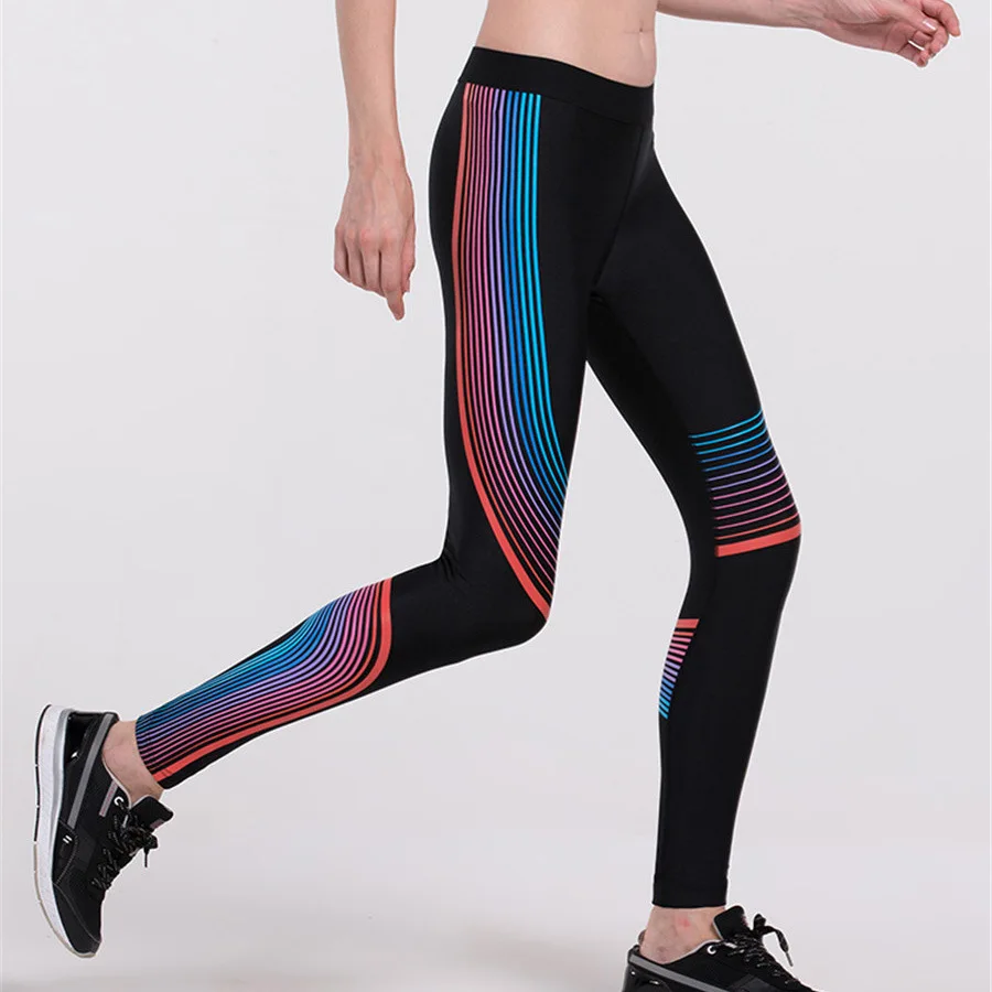 Nike Powerspeed Rainbow Striped Running Tights  Black running tights, Running  tights, Nike running tights