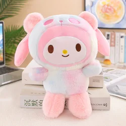 San-rio Plush 23cm Cute Kuromi Plush San-rio Home Decoration Stuffed PP Cotton Custom Plush Mymelody Best Gift for Kid