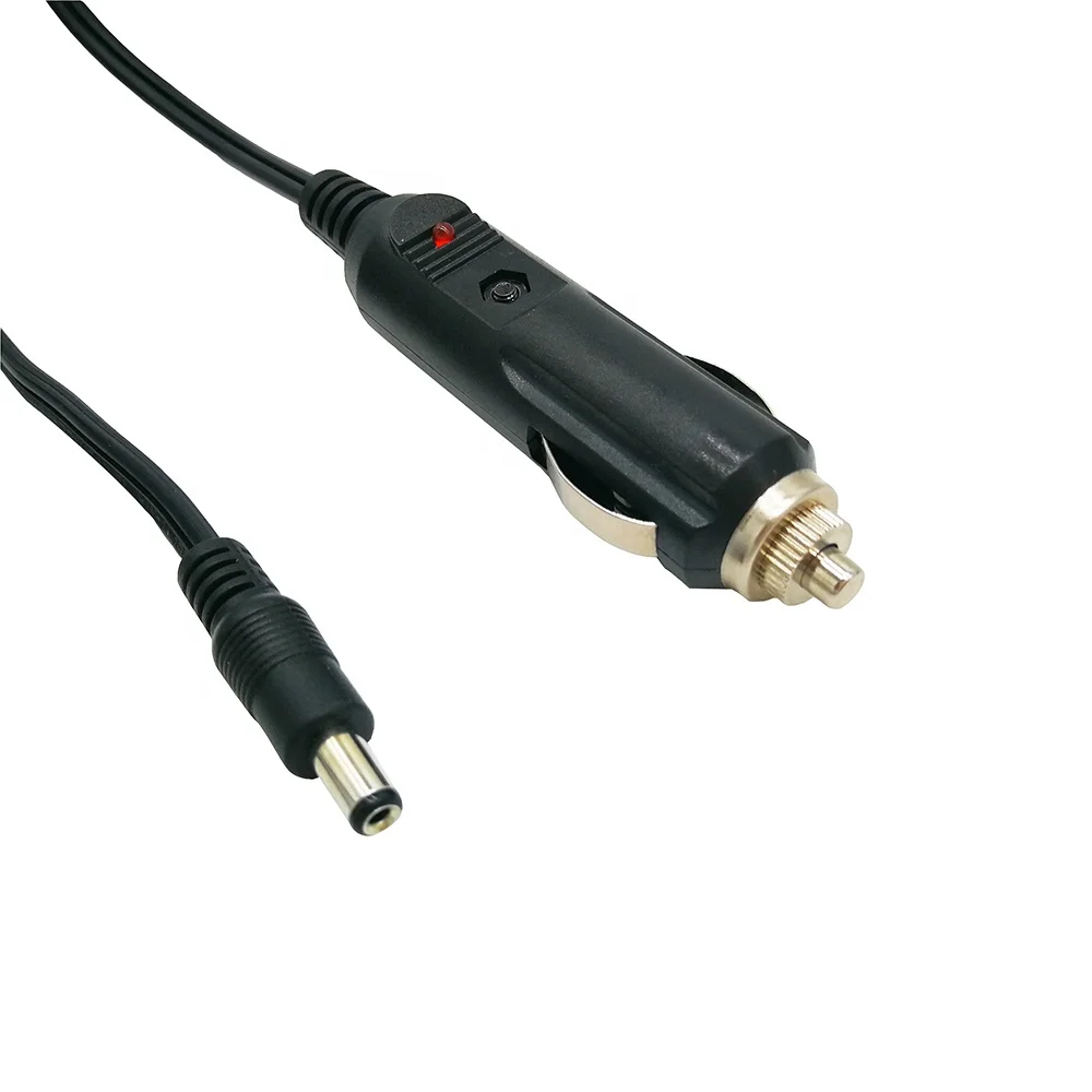 Car Cigarette Lighter Plug To Dc Connector 5.5x2.1mm Plug Car Ciga