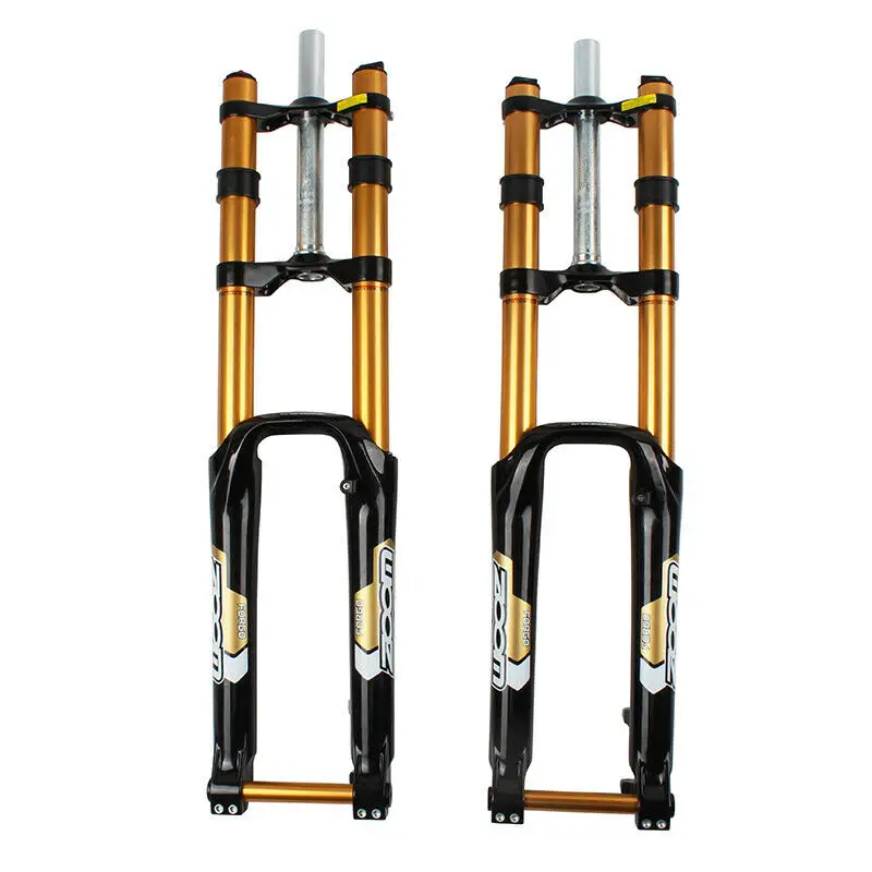 BUCKLOS OEM/ODM Forcella Mtb Double Shoulder Bicycle Fork 26 Inch Mountain  Bike Downhill Front Fork for Bicycle Oil Fork Shock