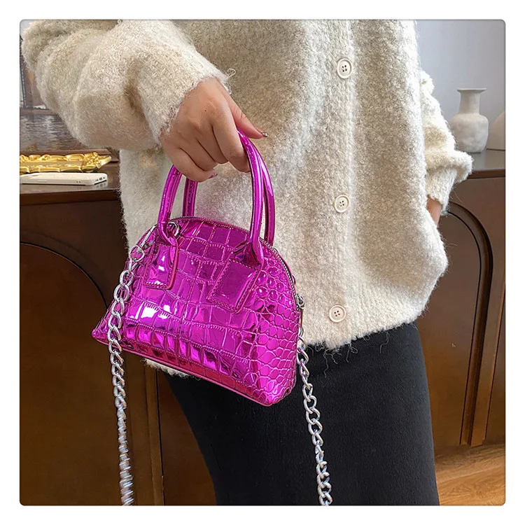Wholesale 2023 New Arrival Shiny Ladies Fashion Hand Bags Cross