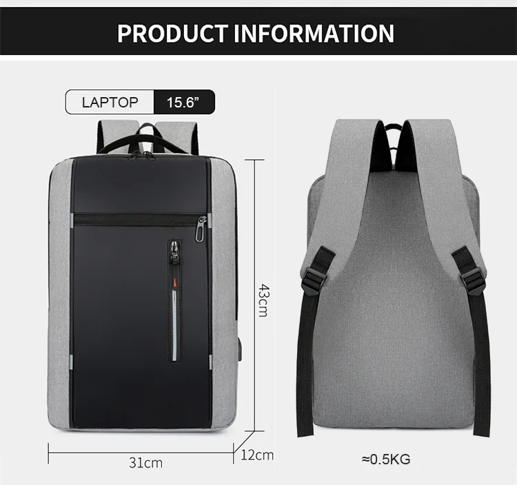 Factory Wholesale Waterproof Custom With Usb Laptop Backpack For ...