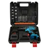 Nouvelle couleur bleue, deux vitesses, 36VF, double charge, boîte à outils de 24 pièces