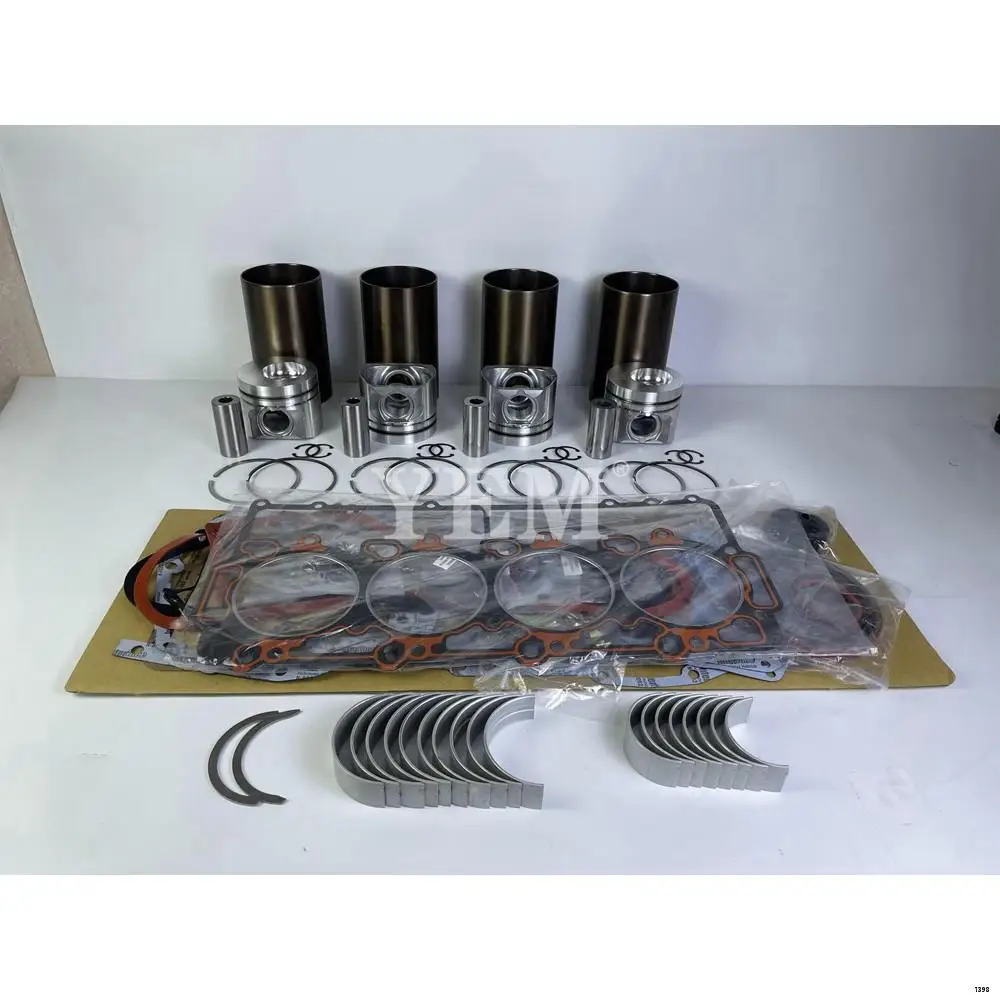 Rebuild Kit With Cylinder Gaskets Bearings Piston Rings Liner Fit for Caterpillar 3204 Diesel Machinery Engine Parts