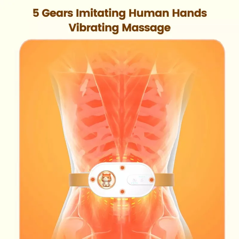 Lady Heating Warm Palace Belt Massage For Menstrual Cramps Girls