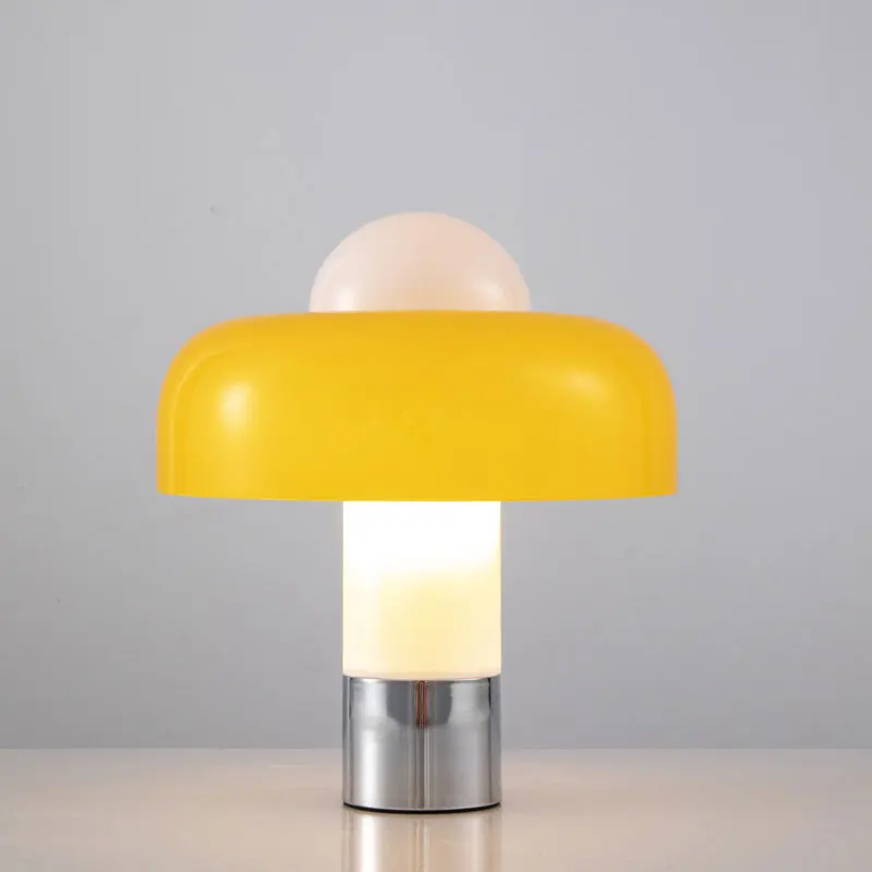 Bauhaus Mushroom Table Lamp, Medieval Living Room Table Lamp, Nordic Modern Minimalist Children's Room, Bedroom Bedside Hotel