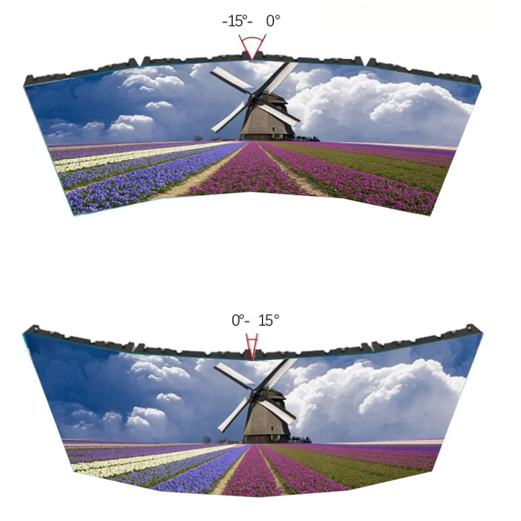 Pantalla светодиодный литой шкаф алюминиевый Портативный светодиодный экран ультратонкий P3.91 P4.81 внутренний изогнутый гибкий светодиодный дисплей